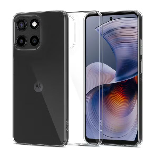 Tech-Protect Flexair Motorola G56 5G -suojakuori, Läpinäkyvä