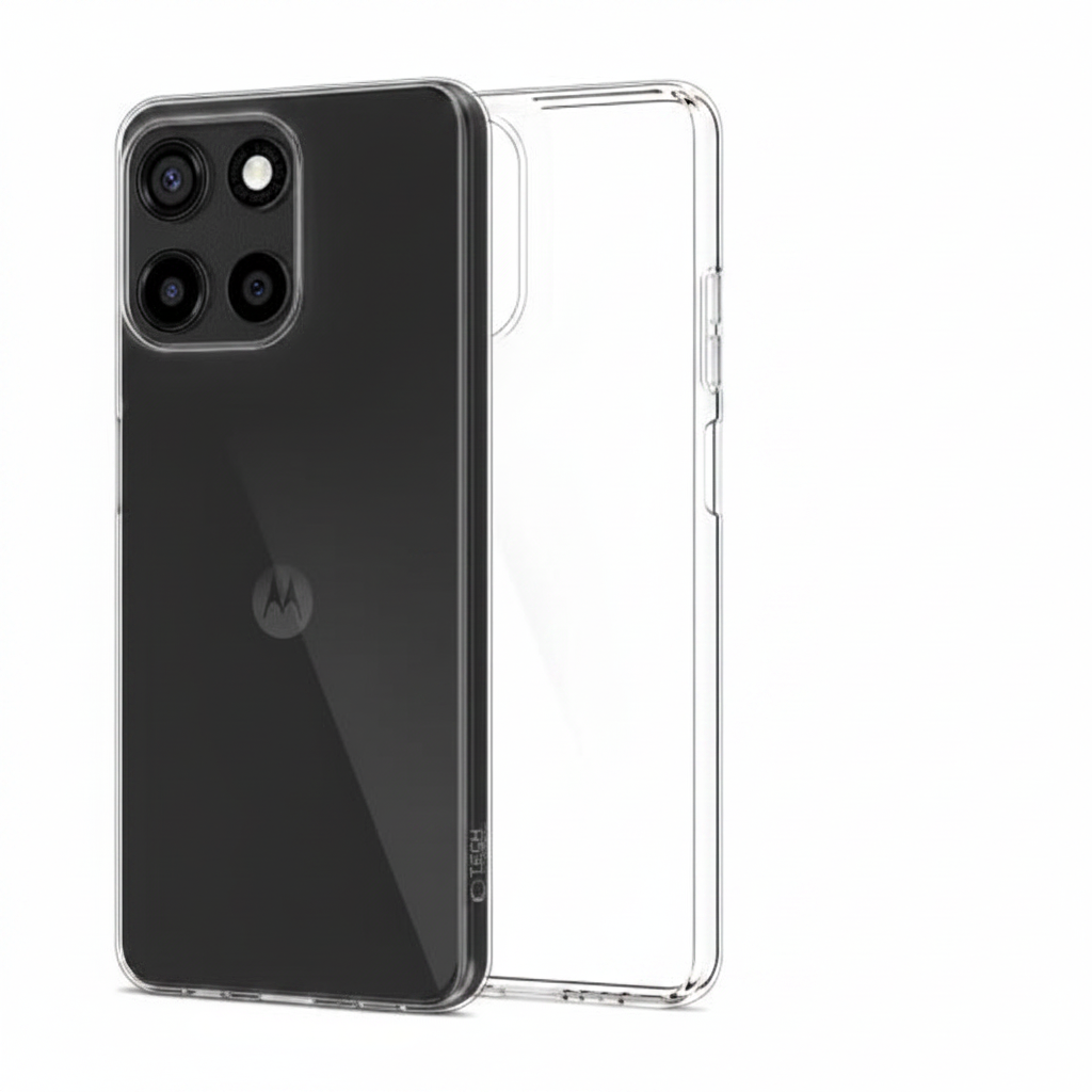 Tech-Protect Flexair Motorola G56 5G -suojakuori, Läpinäkyvä